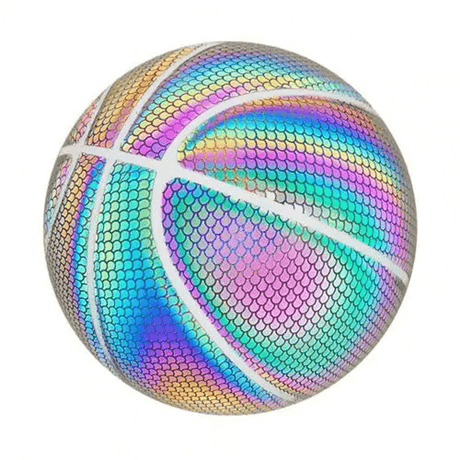 Lysande Reflekterande Holografisk Basketboll