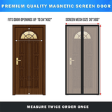 Magnetisk insektnett for dør