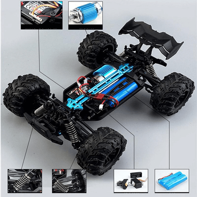 1:16 RC-Bil 50km/h – 4x4 Terränggående Monstertruck med 4WD och 2.4G Fjärrkontroll