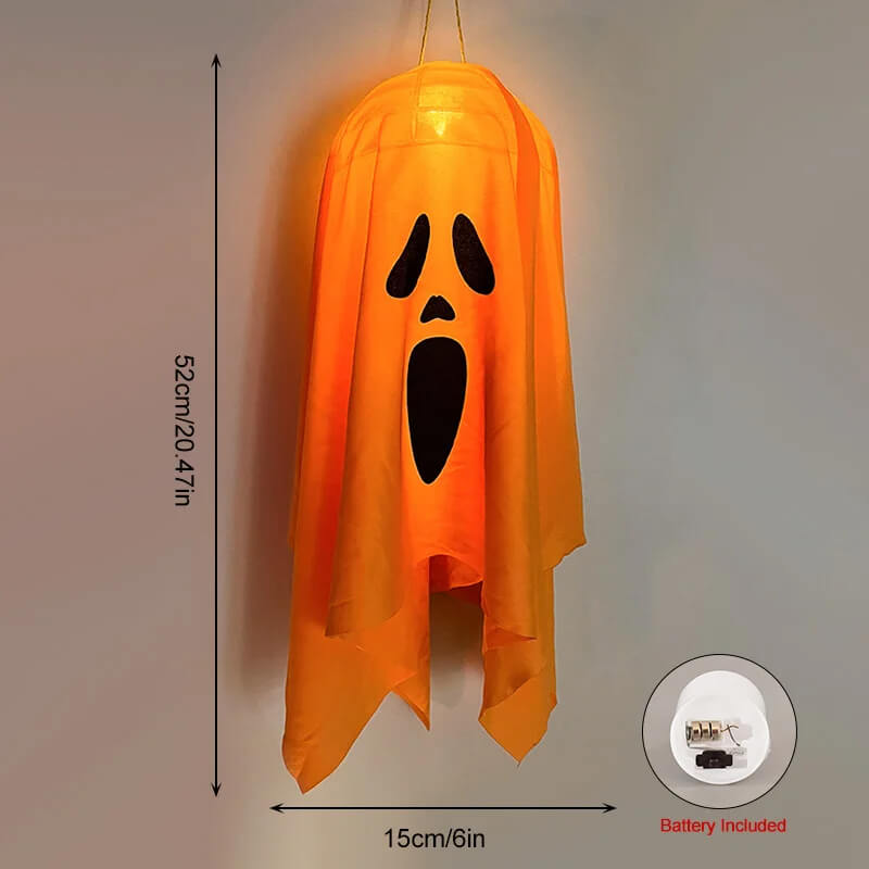 Halloween LED Spöklampa – Hängande Skräckdekoration för Inomhus och Utomhus