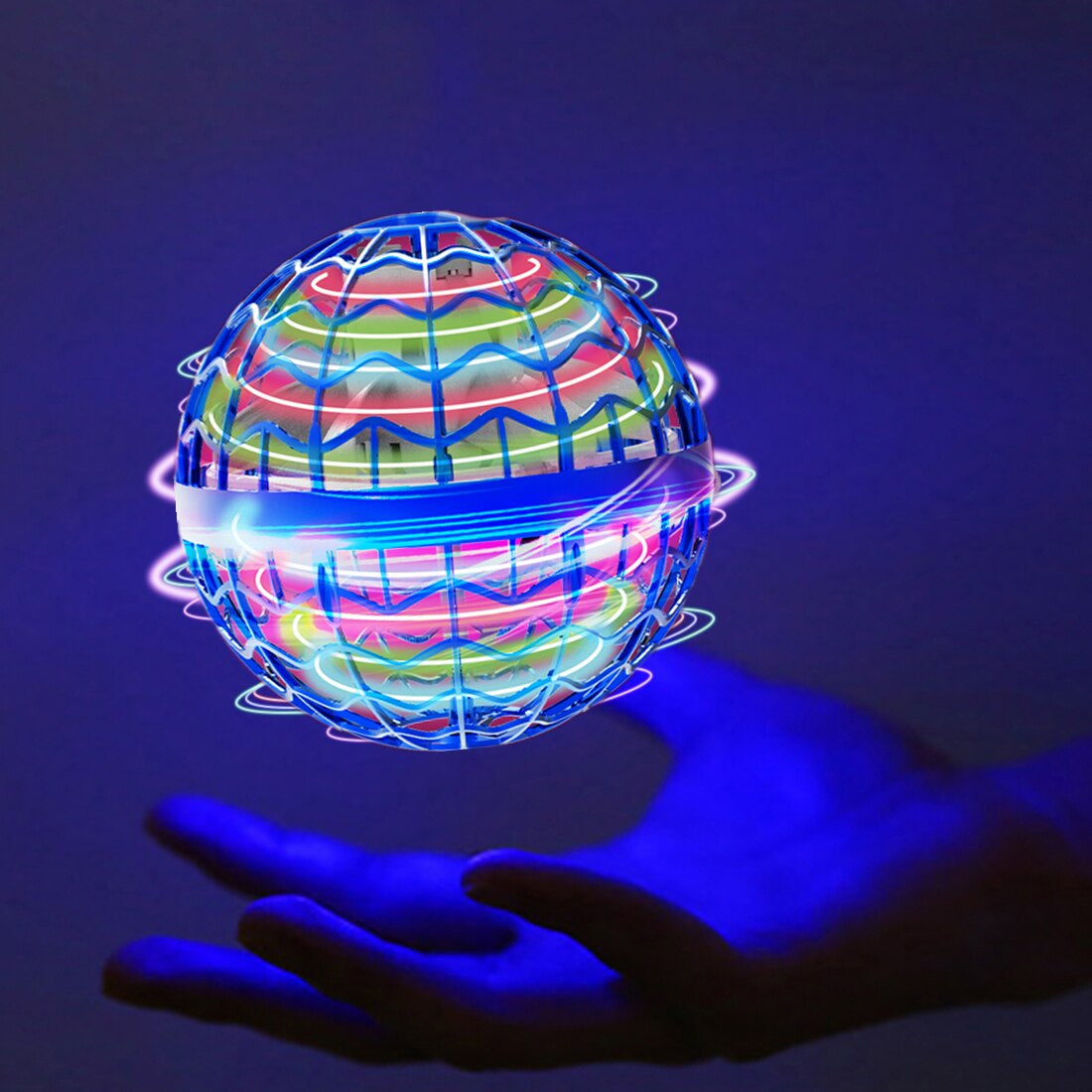 Flyvende LED-ball