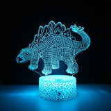 3D LED-lampe Dinosaur