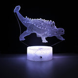 3D LED-lampe Dinosaur