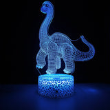 3D LED-lampe Dinosaur